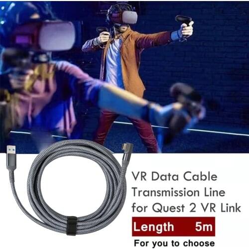 For Oculus Quest 2 Link Cable 5M USB 3.0 Quick Charge Cables for Quest2 VR Data Transfer Fast Charges VR Headset Accessories