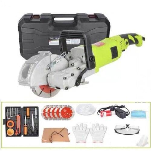 Multi-purpose Handheld Groove Cutting Machine Cement Wall Slotting Machine Concrete Cutting Machine