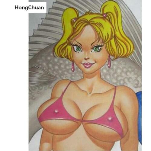 Cartoon girl Christmas 5D DIY square/round diamond painting cross stitchneedlework mosaicdiamond thorn show homedecoration gifts