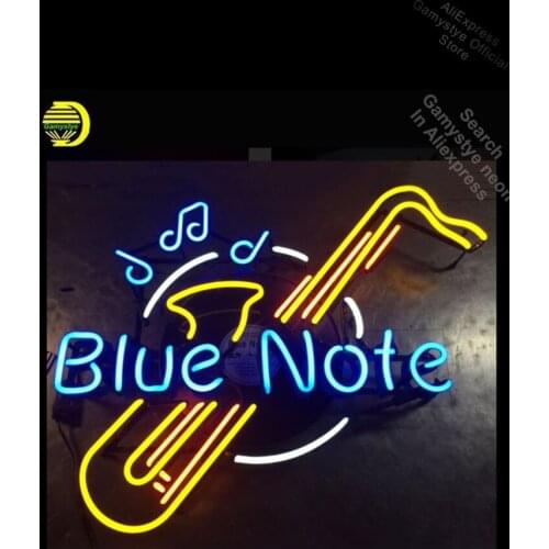 Neon Sign for Blue Note Saxophone Neon Bulb sign handcraft neon Advertise Neon Shopping Hall Sign Neon Signs For Bar bud light