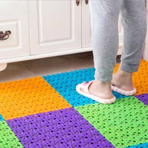 Bathroom Non-slip Mat Fashion Big Feet Kitchen Bathroom Mats Bathroom Shower Water Mats Splicable Large Area Household Products