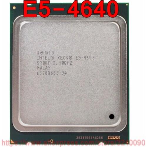 Intel Xeon CPU E5-4640 SR0QT 2.4GHz 8-Core 20M LGA2011 E5 4640 processor free shipping speedy ship out