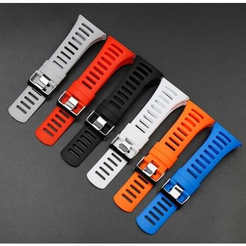 Rubber Silicone Watch Strap For SUUNTO Ambit1 Ambit 2 2R 2S Ambit3 3p/3s/3R Replacement Watch Band Mens Wristband Accessories