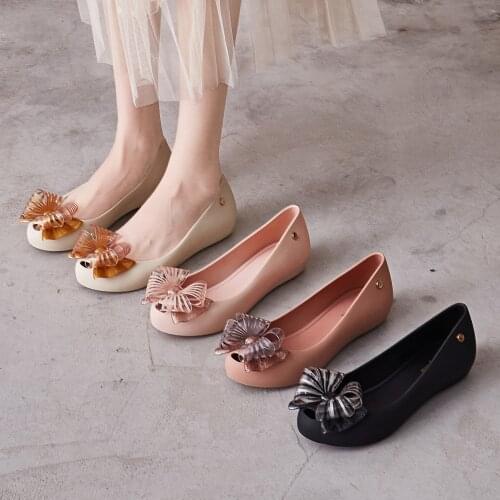 Adult Melissa Ultragirl Sweet VI Bow Women Jelly Shoes Sandals 2020 Girl Shoes Sandals For Women Non-slip Melissa Sandals