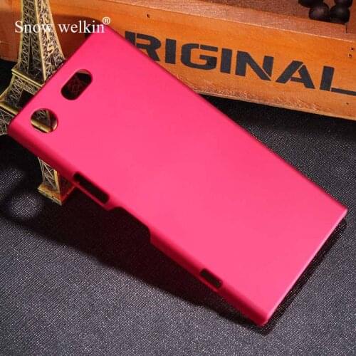 Snow Welkin Multi Colors Luxury Rubberized Matte Plastic Hard Case Cover For Sony Xperia XZ1 Compact 4.6 inch Back Phone Cases