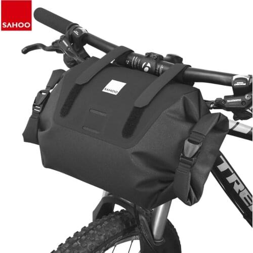 Bike accessories led products travel waterproof bag saddle goods luggage bag on the steering wheel Bicycle handlebar front bag