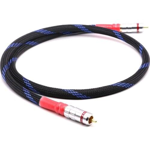 High quality OFC Copper digital coaxial audio cable hifi digital RCA CABLE 1m