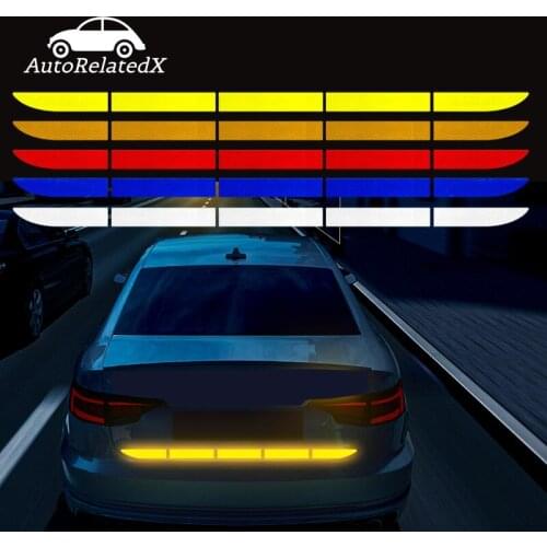 Protective Car Trunk Warning Sticker Night Safty Drive Warn Strips Sticker For BMW M3 M5 E46 E39 E36 E90 E60 F30 E30 E34 F10 E53
