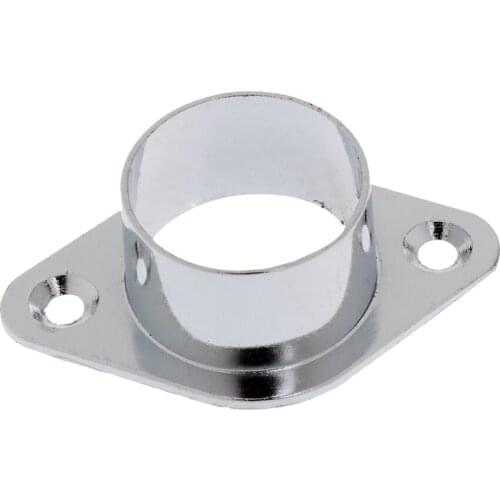 2Pair 25mm Recess Brackets Curtain Rods Support Wall Mount Window Treatment