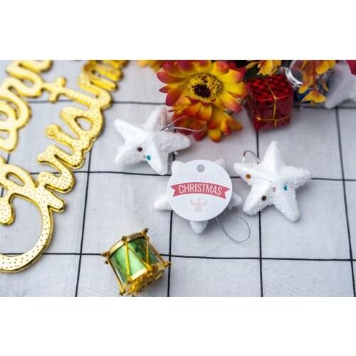 200 pcs 3.5cm round paper label Candy Bag label Christmas label Holiday trademark New years gifts Christmas decorations