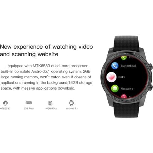 2018 3G sports pedometer smart watch Android 5.1 phone watch 16gb memory message sms sync smartwatch with heart rate monitoring