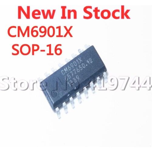 5PCS/LOT CM6901 CM6901X CM6901XISTR SOP-16 synchronous rectifier chip In Stock NEW original IC