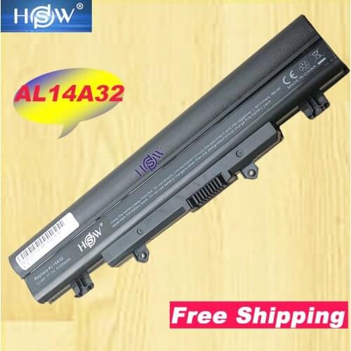 HSW AL14A32 Laptop Battery For Acer Aspire E15-511 V3-572G-5247 E5-571G-70BT TMP256-M-39NG For TravelMate P256-M-39NG