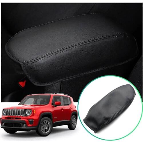 LFOTPP Car Armrest Box Cover For Renegade BU 2019 2020 Central Control Container Mat Automotive Interior Styling Accessories