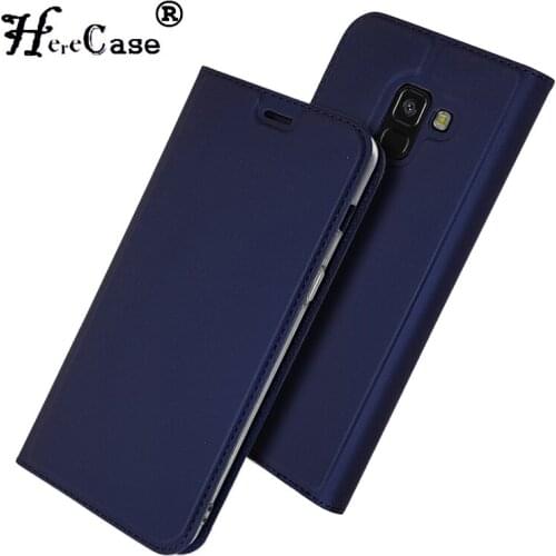 For Samsung A5 2018 Case Soft PU Stand Book Cover Card Slot Wallet Leather Flip Case For Samsung Galaxy A 5 A8 2018 Phone Case