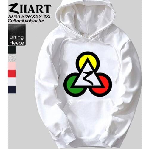 Brand Logo ZIIART Penrose Triangle Poker Spade Egypt Pyramids Gir Woman Hoodie Couple Clothes Autumn Winter Fleece ZIIART