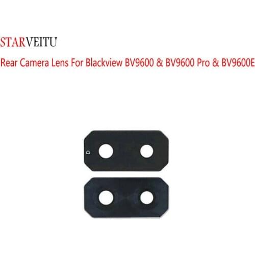 Starveitu For Blackview BV9600 Pro Rear Camera Len 6.21" Waterproot Mobile Phonen Back Camera Lens Glass Cover Spare For BV9600E