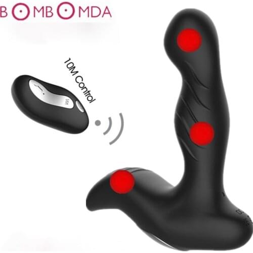 Sex Toy Anal Vibrator For Man StrapOn Dildo Remote Control Prostate Massage G-spot Vibrator Vagina Clitoris Stimulator Anal Plug