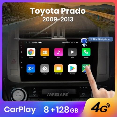 AWESAFE PX9 For Toyota Land Cruiser Prado J150 2009 - 2013 Car Radio Multimedia Video Player Navigation GPS DVD Android 10