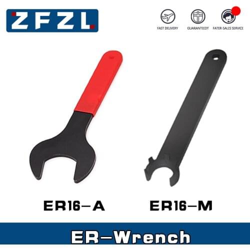 1pcs ER16 collet wrench CNC machining center engraving electromechanical spindle spring collet wrench ER16-A type -M type