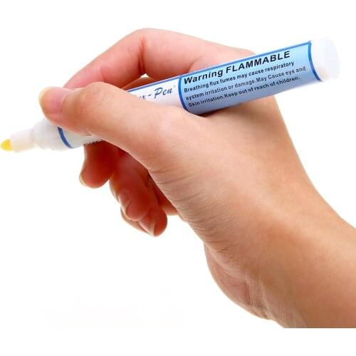 1PC Cleaning-free Welding Pen Soldering Flux Pen 10ml Non-Rosin Organic Flux Pen For Solar Cell FPC/ PCB Automotive Computer