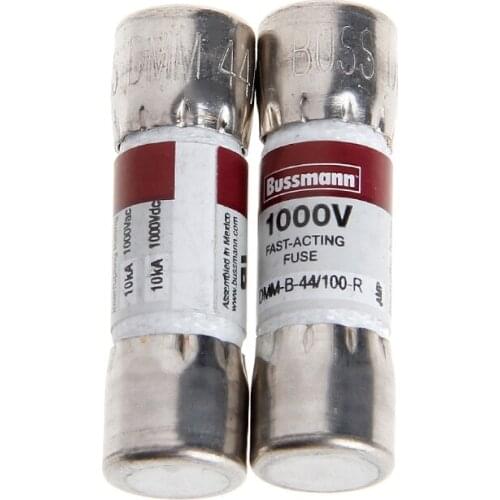 2PC DMM-B-44/100 10x35MM 44MA 1000VAC/DC Buss Fuse For Fluke Multimeter BUSSMANN G32C