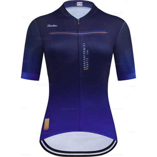 2021 Newest Women Contest Raudax Racing Breathable Anti-UV Summer Cycling Jersey Short Sleeve Mtb Bicycle Lady Cycling Clothing