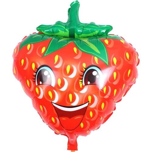 5pcs/ new promotion large strawberry balloon toys for children birthday Holiday party celebration balloons decorated Globos