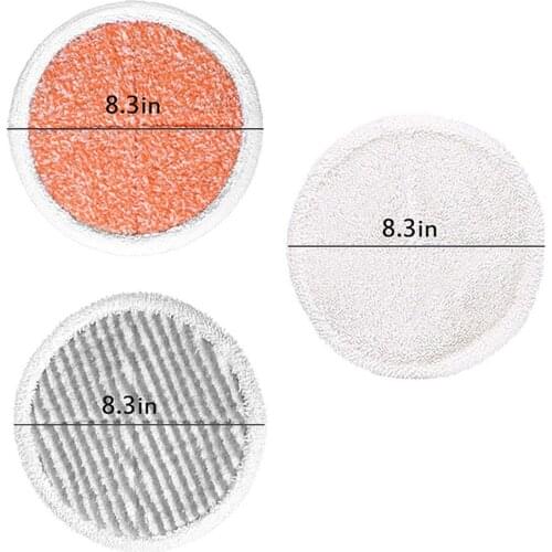 6pcs Replacement Cleaning Cloth Microfiber Mopping Pad Reusable Cleaning Mop Pads for Bissell 2124/2039/2037/2039A Steam Mop