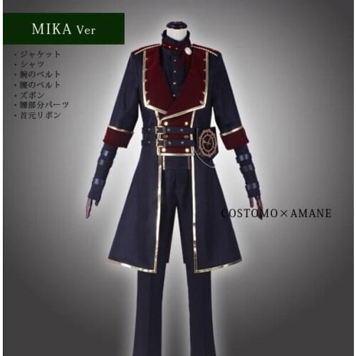 Anime Ensemble Stars MIKA Cosplay Costumes Valkyrie Theatre Bettle Uniform Unisex Activity Party Role Play Clothing Custom-Make