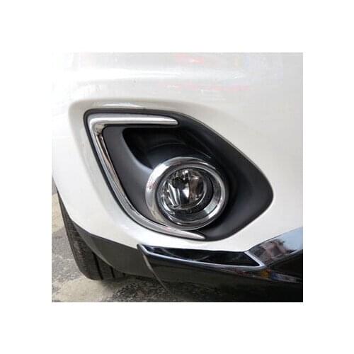 Free shpping ABS Chrome Front Fog light Lamp Cover Trim for 2013 Mitsubishi ASX Car styling
