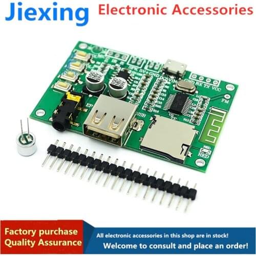 BT201 Dual Mode 5.0 Bluetooth Receiver Module Lossless Audio Power Amplifier Board Car Speaker DIY Earphone TF Card U Disk
