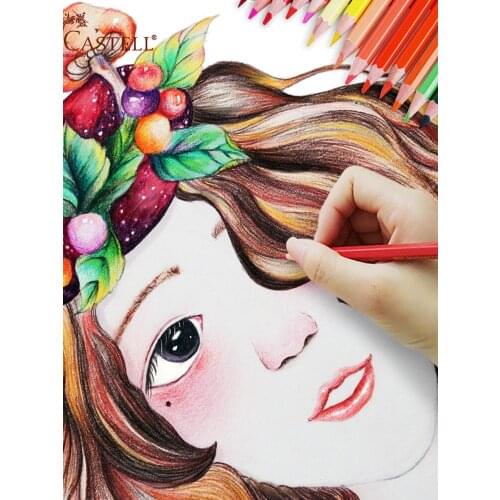 Faber-Castell Colored Pencils Lapis De Cor Professional Artist Painting Oil Color Pencil for Drawing Sketch School Supplies