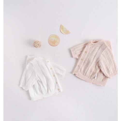 Newborn baby coat summer cotton mesh infant boy/girls jackets clothes for toddler baby outwear children tops 0-24m