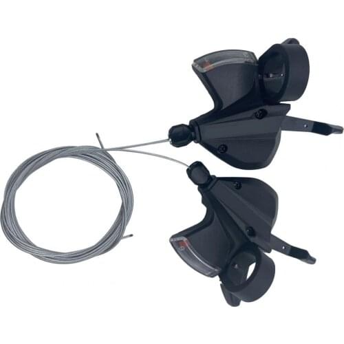 2Pcs Thumb Shifters SL-M370 Derailleurs ABS Noise Reduction 3x9 Speed Shifter for Mountain Bike Bicycle Derailleur Bicycle Parts