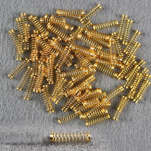 Small Metal Compression Spring With Golden Plated for 35g -150g Finger Trigger Power Keyboard Mechanical Switch