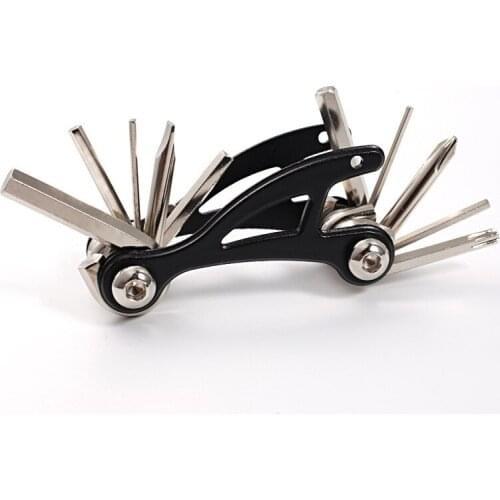 Multi-function bicycle repair tool,EDC folding utility utility spanner,Multi-functional knife,Outdoor portable tools