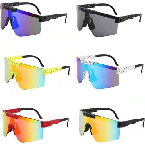Fashion Sports Men Sunglasses UV400 Road Cycling Glasses Mountain Bike Bicycle Riding Protection Goggles