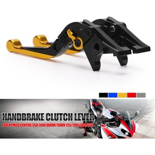 Motorcycles Folding Extendable Brake Clutch Levers Aluminum For KYMCO XCITING 250 300 500 400 DOWNTOWN 125/200/300/350
