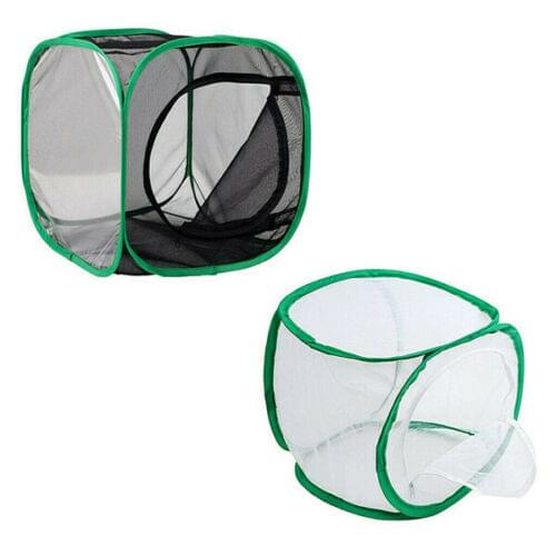 New Solid Foldable Mesh Mantis Cage For Insect butterfly Praying Feeding Housing Enclosure