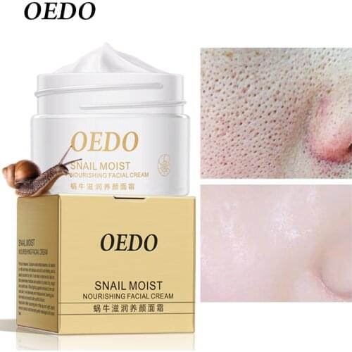 OEDO Anti Wrinkle Anti Aging Snail Moist Nourishing Facial Cream Imported Raw Materials Skin Care Wrinkle Firming