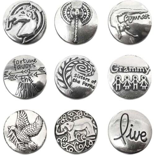 Wholesale metal Rhinestone 18mm Snap Button W154 tree Alloy Diy Jewelry fit 18mm Snap button Necklaces/Bracelets for women