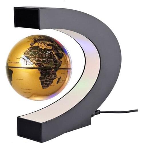 Floating Magnetic Levitation Globe Novelty Ball Light LED World Map Electronic Antigravity Lamp Home Decoration Creative Gifts
