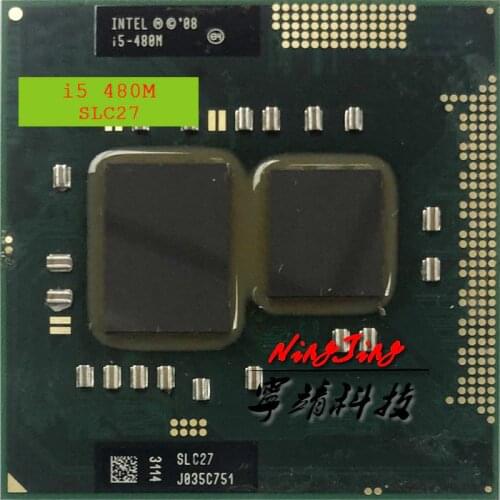 Intel Core i5-480M i5 480M SLC27 2.6 GHz Dual-Core Quad-Thread CPU Processor 3W 35W Socket G1 / rPGA988A