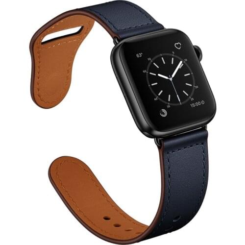 Strap for apple watch band 44mm 40mm 38mm 42mm leather belt smart watchband wrist bracelet iwatch serie 6 SE 5 4 3 42 mm 44 mm