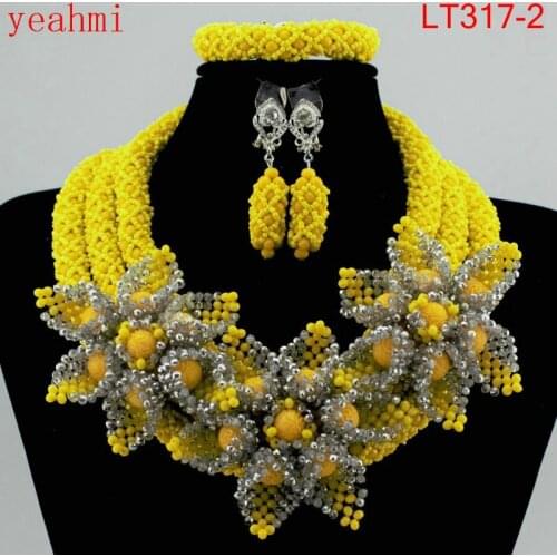 Bridal Jewelry Sets Teal Green Nigerian Wedding African Beads Jewelry Set Crystal Women New Necklace Set Free Shipping LT317-1