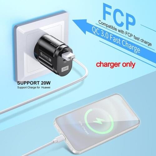3A Quick Charge 3.0 USB Charger For iPhone 11 Pro 8 Phone EU Fast Adapter Wall QC3.0 For Samsung Charger Charging Mobile Xi B3P7