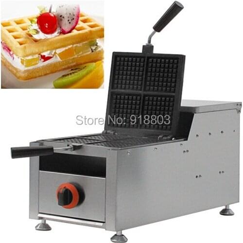 4-Slice LPG Gas Belgium Waffle Iron Maker Machine Baker