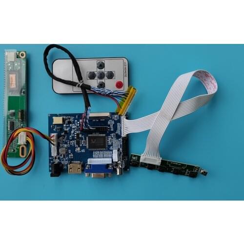 VGA 1366×768 Pane 15.6" For LP156WH1/LTN156AT01 DVI l monitor LED remote 2AV For Kit Controller board LCD Screen 30pin HDMI