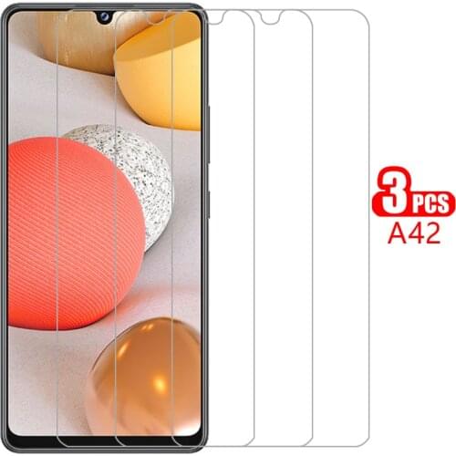 Protective tempered glass for samsung a42 5g screen protector on galaxy a 42 42a film samsun samsumg sansung galaxi samsunga42